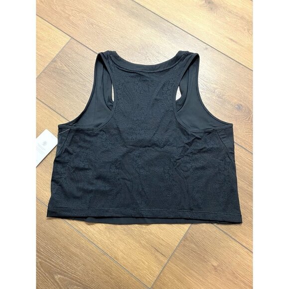 Athleta NWT Shanti Lace Crop Tank Black Size 2X - Picture 9 of 10